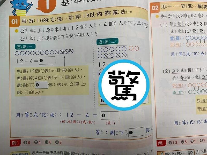 有網友在臉書PO出超複雜的加減乘除教學，感嘆「孩子數學會變差不是沒原因」。（翻攝自「爆廢公社」臉書社團）