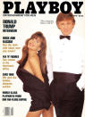 <p>Trump poses on the March 1990 issue of <em>Playboy</em> magazine. (Yahoo News) </p>
