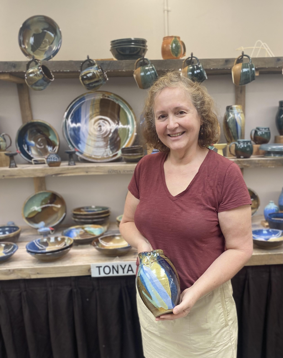 Tonya Johnson owns Payne Street Pottery in Louisville. She is a career artist.