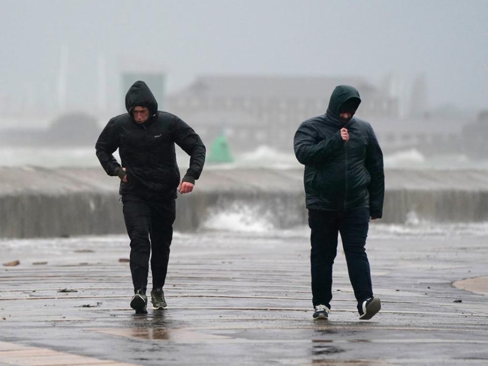 A thunderstorm warning has been issued for parts of southern England and Wales (PA)