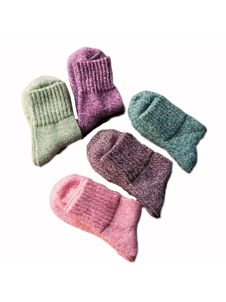 6) Thick Ladies Winter Socks