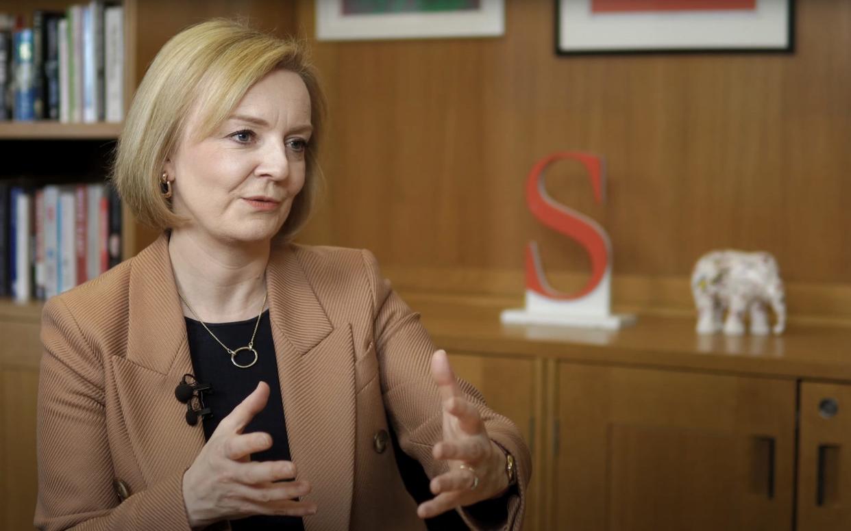 Liz Truss continued the defence of her economic policies on Spectator TV