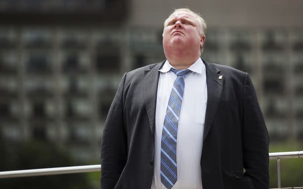 <b>9. Ontario - up 1.5%</b><br><br> Toronto's workaholic mayor Rob Ford... when not coaching football, or at his cottage. Photo credit: The Atlantic Wire