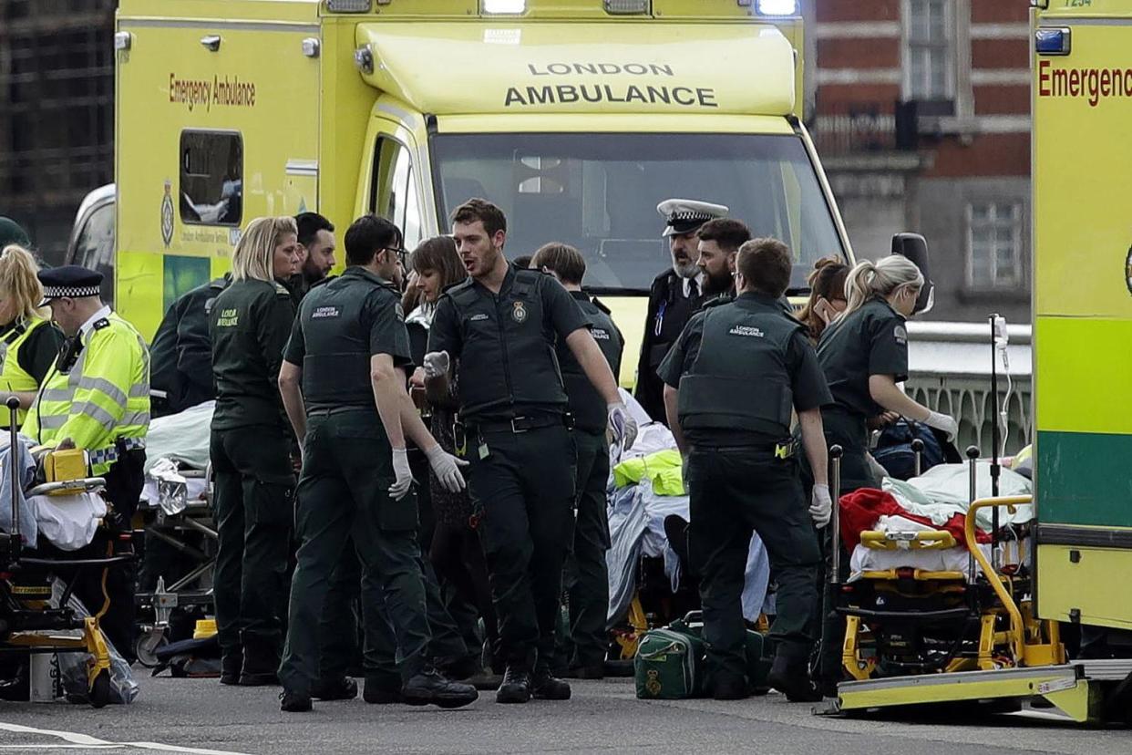 'Real heroes': Paramedics at the of the terrorist attack on Westminster Bridge: AP