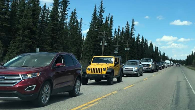 Bragg Creek folks 'held prisoner' by traffic jams while waiting years for roundabouts