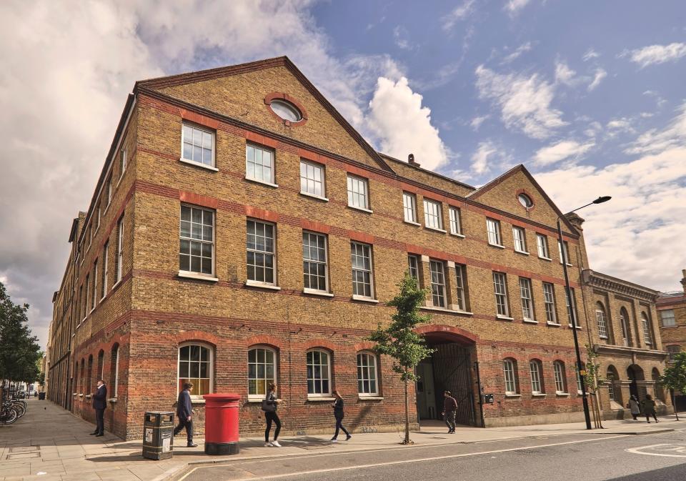 Exterior of Cottam House, where The Mills Fabrica is based at King's Cross, London