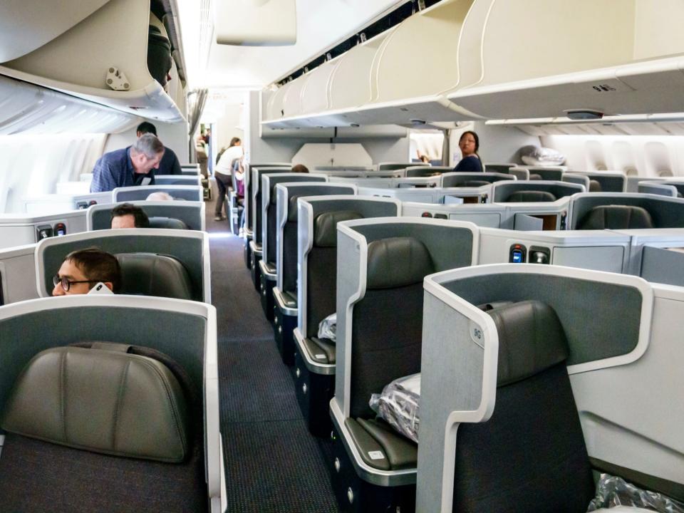 American Airlines business class