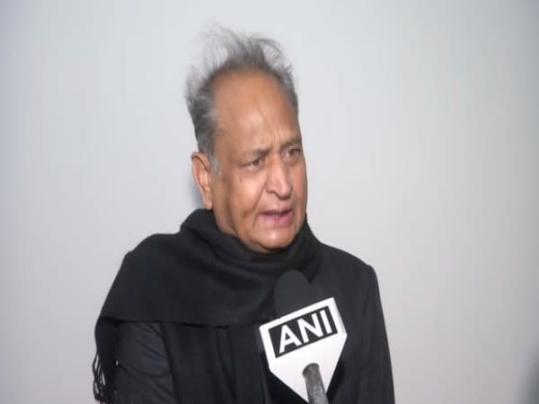 Rajasthan chief minister Ashok Gehlot. (Photo/ANI)