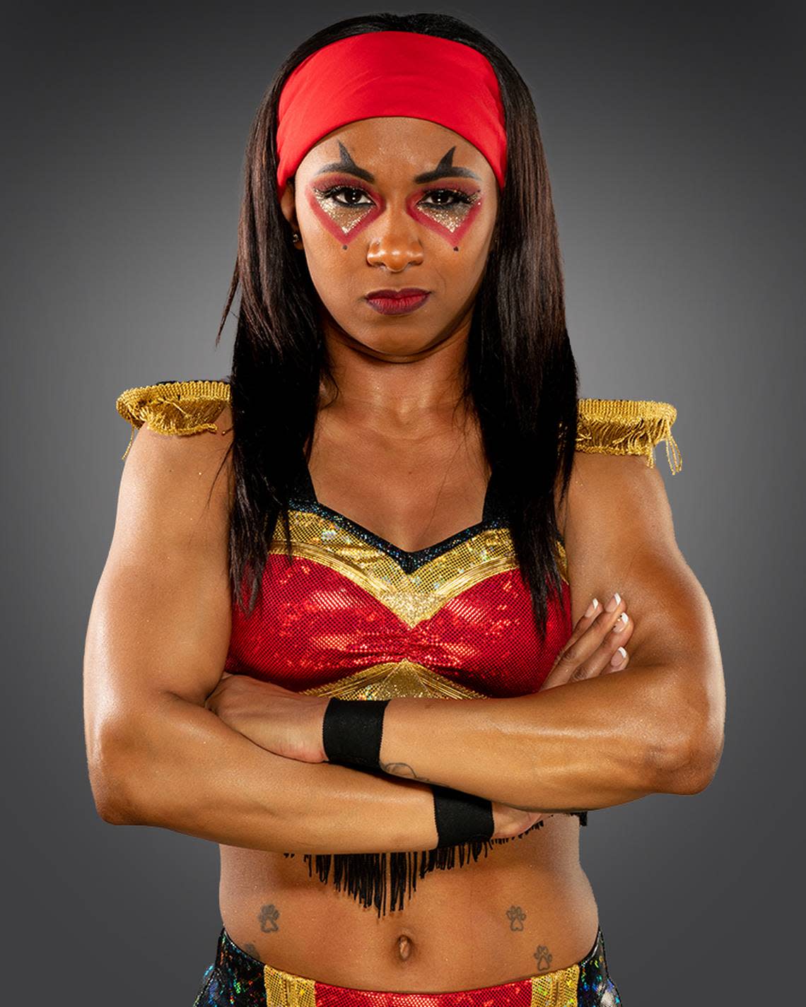 Impact Wrestling Knockout Tasha Steelz.