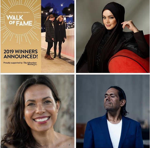  In addition to Siti, dancer Frances Rings and musician William Barton are the 2019 Walk of Fame stars