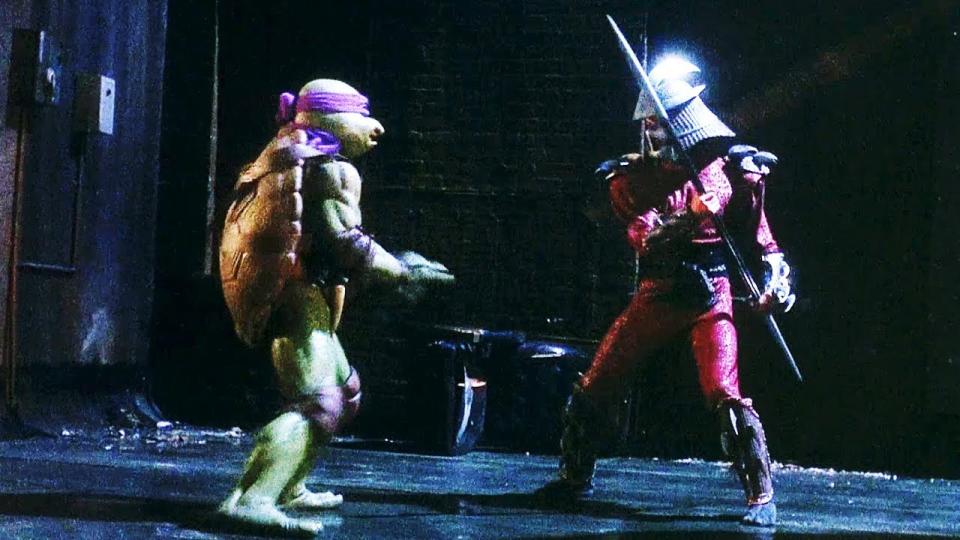 The Shredder in the OG TMNT movie