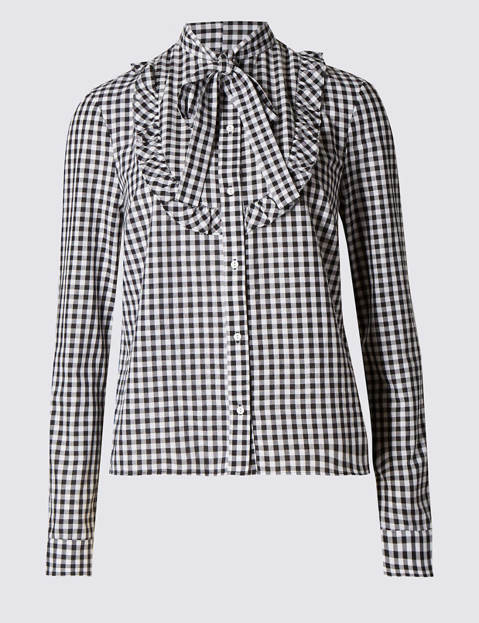 Gingham Checked Shirt