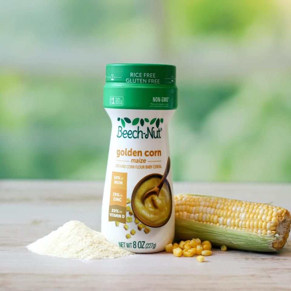 Beech-Nut Golden Corn Maize infant cereal