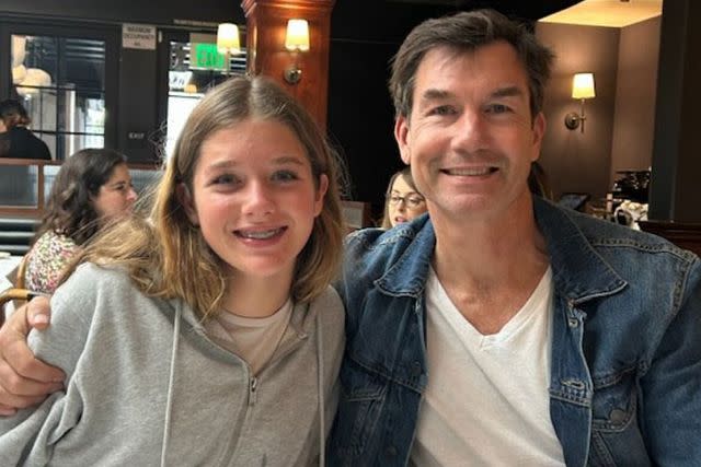 <p>Rebecca Romijn/Instagram</p> Jerry O'Connell poses with daughter Charlie