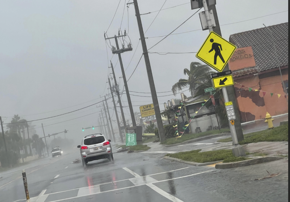 The new sign at Kahlo: Mexican Grill & Tequila Bar. in Indialantic (formerly Dos Amigos) was downed by the outer bands of Hurricane Ian Wednesday morning.