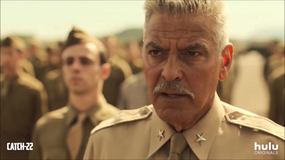 Hulu's adaptation of the classic novel Catch 22, directed by and starringGeorge Clooney, premieres May 17th