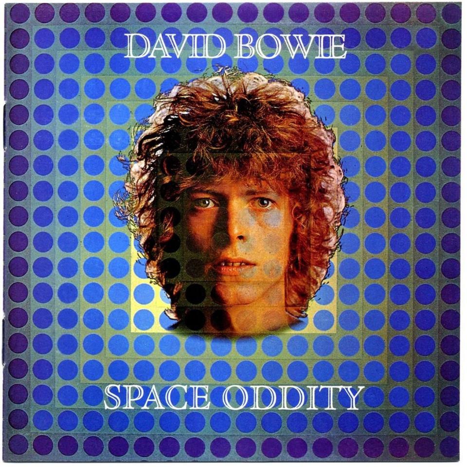 The 1969 artwork for David Bowie's "Space Oddity" single. (Photo: Mercury Records)