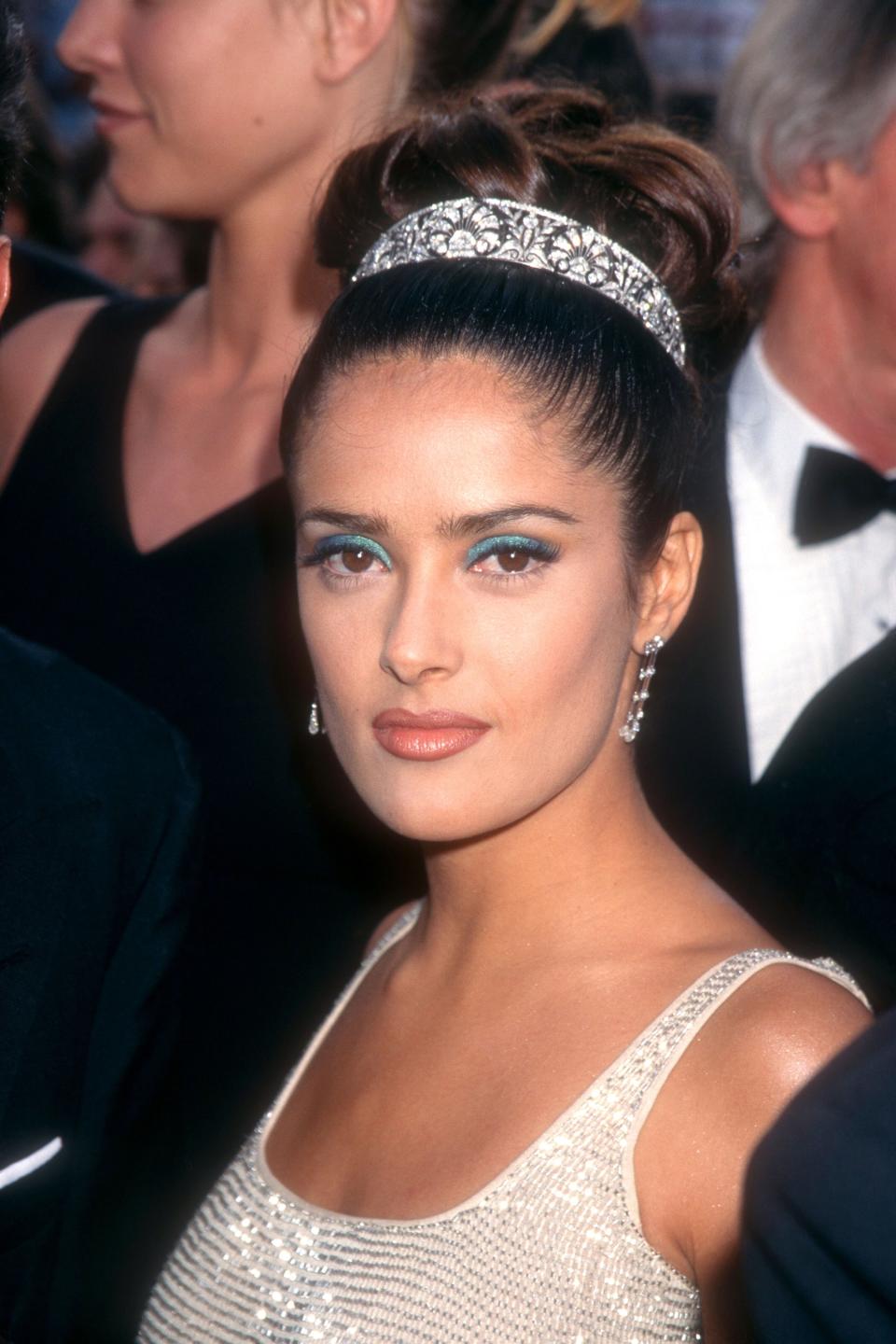 1997, Salma Hayek in Cartier