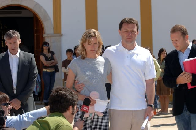 Kate and Gerry McCann in 2007