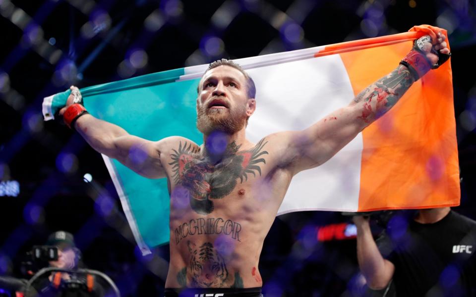 McGregor brushed Cerrone aside in under a minute in a brutal and clinical performance - AP