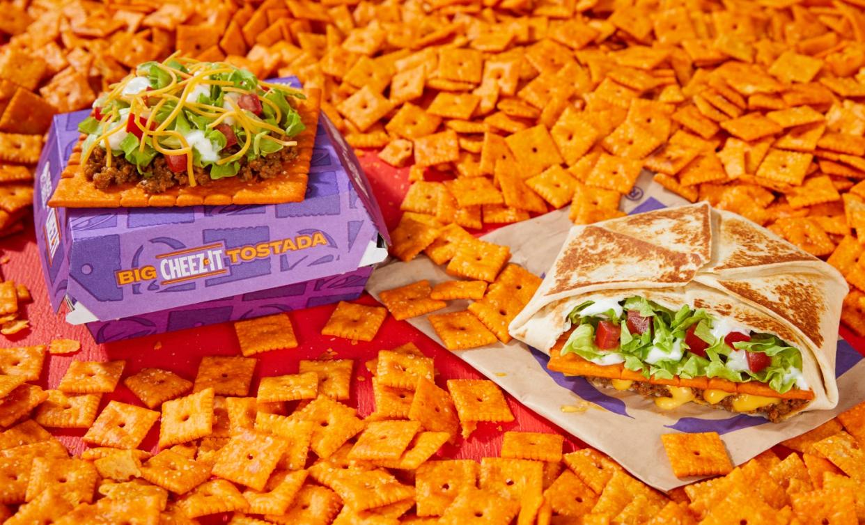 Taco Bell will add limited-edition menu items, the Big Cheez-It Crunchwrap Supreme and Big Cheez-It Tostada, beginning May 30 for Taco Bell Rewards members and June 6 for all customers.
