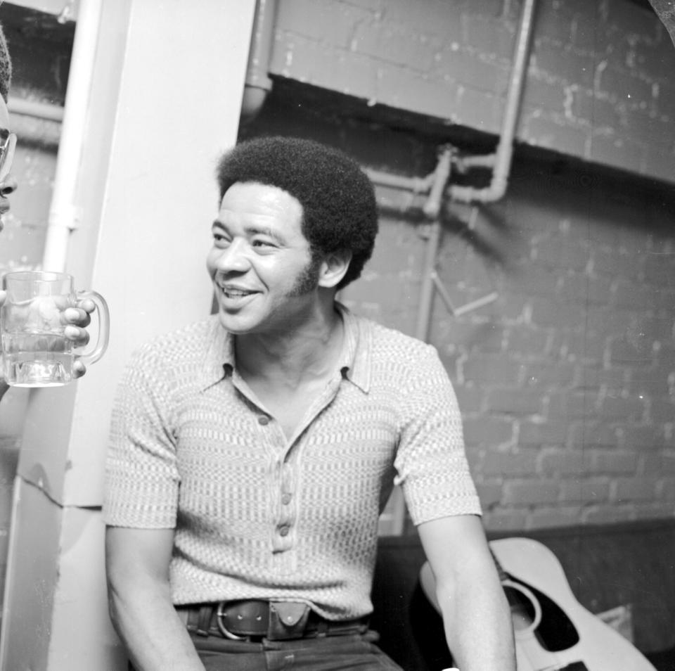 Singer and songwriter Bill Withers poses for a portrait backstage on Sept. 16, 1971, in Los Angeles, California. (Photo by Michael Ochs Archives/Getty Images)