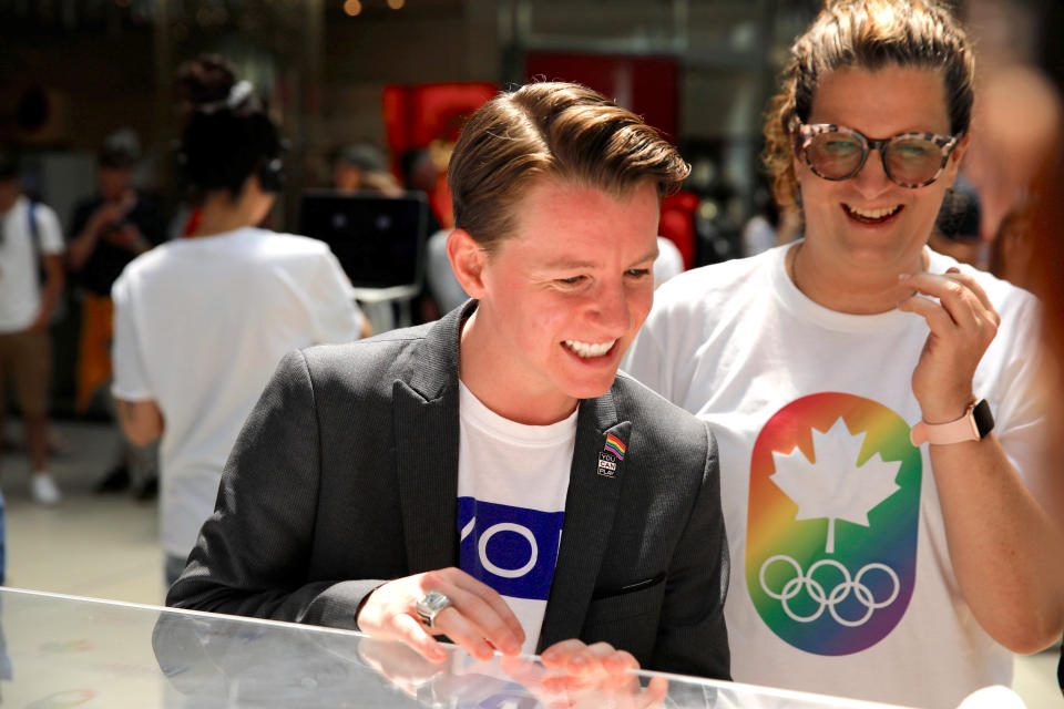 TORONTO - On Friday, June 21, 2019, Team Canada hosts thought-provoking panel discussion on diversity and inclusion in sport and announces $10,000 contribution to You Can Play and Egale Canada as part of Pride 2019 celebrations (Photo: Adam Pulicicchio/COC).