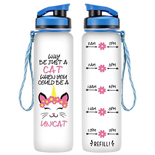 ZEROFEEL Water Bottles with Times to Drink, 35 OZ Motivational Water Bottles  with Straw and Strap, BPA Free Water Bottle,Sports Gym Water Bottles for  Women & Men - Yahoo Shopping