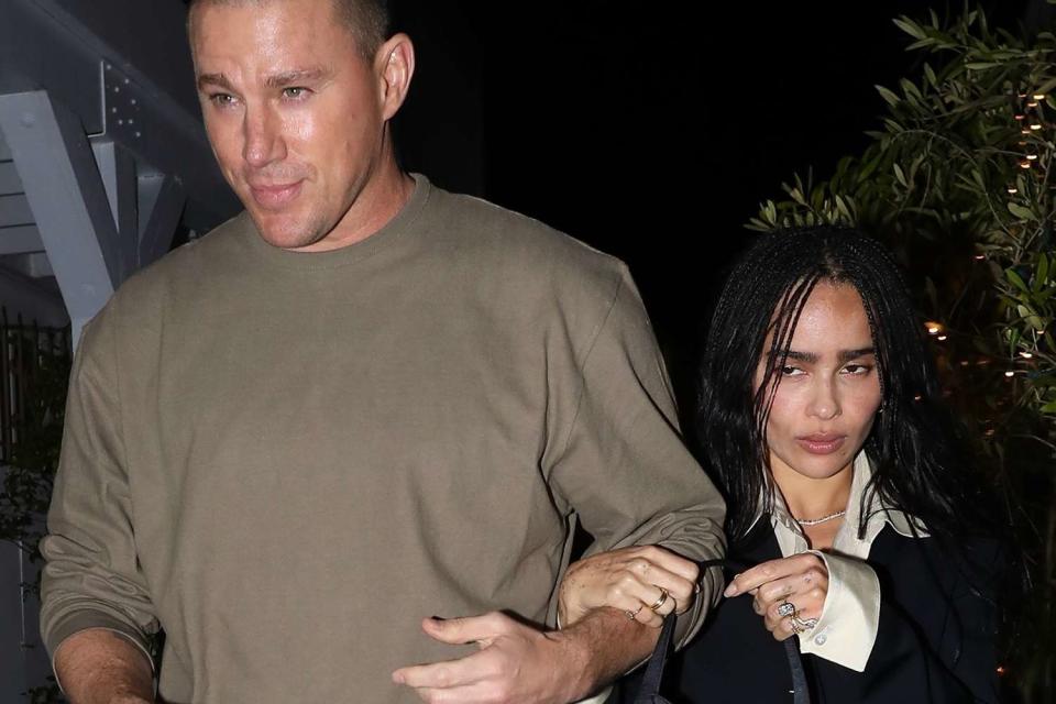 Channing Tatum and Fiancée Zoë Kravitz Walk Hand in Hand During Date ...