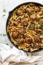 <p>Spaghetti-and-meatballs is a <a href="https://www.goodhousekeeping.com/easy-weeknight-meals/" rel="nofollow noopener" target="_blank" data-ylk="slk:weeknight dinner staple;elm:context_link;itc:0;sec:content-canvas" class="link ">weeknight dinner staple</a>, but wait until you see all of the other delicious things you can do with meatballs. From healthy chicken meatball meals to meatballs made out of leftover Thanksgiving stuffing, these recipes are ideal for <a href="https://www.goodhousekeeping.com/food-recipes/g605/family-style-recipes/" rel="nofollow noopener" target="_blank" data-ylk="slk:family dinners;elm:context_link;itc:0;sec:content-canvas" class="link ">family dinners</a>.</p>