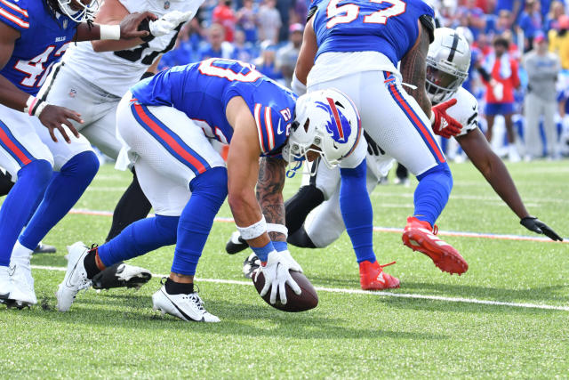 Bills' Taylor Rapp fined for hit on Raiders' Davante Adams