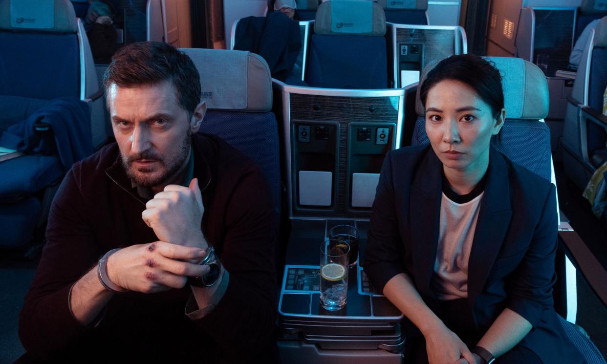 <span>Seats for take-off … Red Eye.</span><span>Photograph: Jonathan Ford/Bad Wolf/Sony Pictures Television</span>