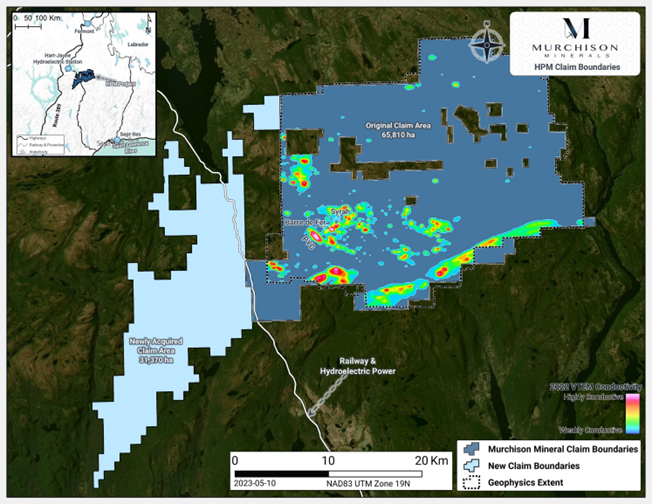 Murchison Minerals Ltd., Wednesday, May 24, 2023, Press release picture