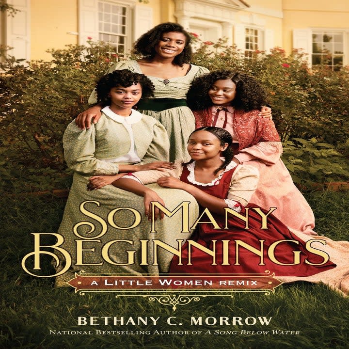 Release date: September 7What it's about: A Song Below Water author Morrow's remix of Louisa May Alcott's Little Women sees the March sisters as four Black girls coming of age during the Civil War in the Freedpeople's Colony of Roanoke in North Carolina. Jo, Beth, Meg, and Amy thrive among the other newly emancipated citizens, but adolescence everywhere has its challenges, and the sisters will need to band together to get through it and pursue their dreams.Buy it from Bookshop, Target, or your local bookstore via Indiebound here.