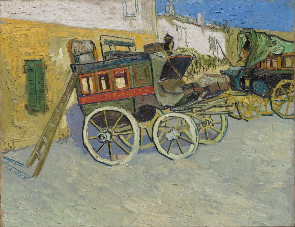 "Tarascon Stagecoach" (1888), by Vincent van Gogh.