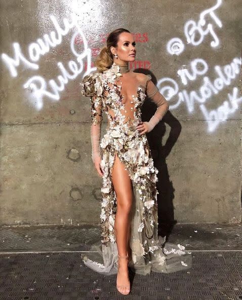 Amanda Holden Sex Tape Psalm 23 - Britain's Got Talent's Amanda Holden in sheer dress after complaints