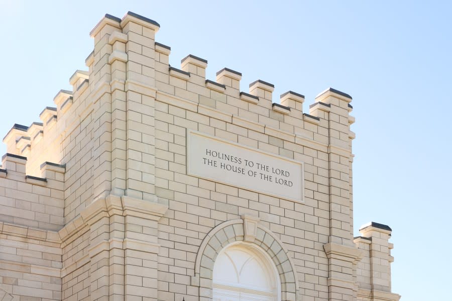 A first look at the Manti temple following renovations.(Courtesy The Church of Jesus Christ of Latter-day Saints)