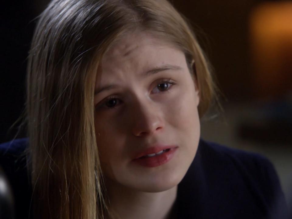 Erin Moriarty on season 12, episode 15 of "Law & Order: Special Victims Unit."