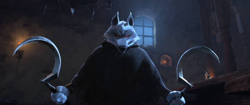 The Wolf (voiced by Wagner Moura) from “Puss in Boots: The Last Wish” - Credit: Courtesy of DreamWorks Animation