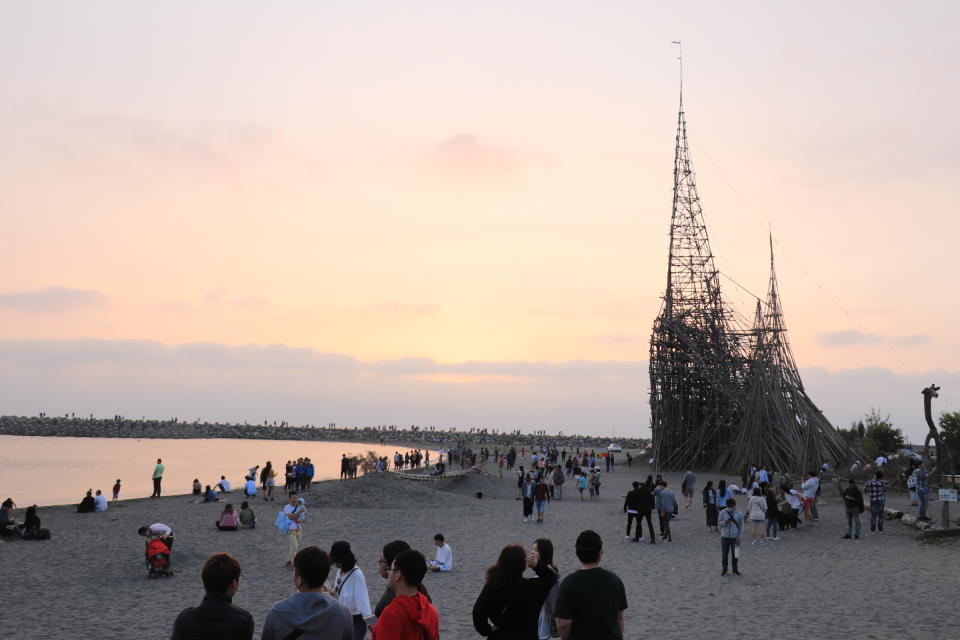 ▲台南特色住宿周邊景點-夕陽西下，海風徐徐的漁光島特別溫柔。
（圖／Tripbaa趣吧！旅遊平台）