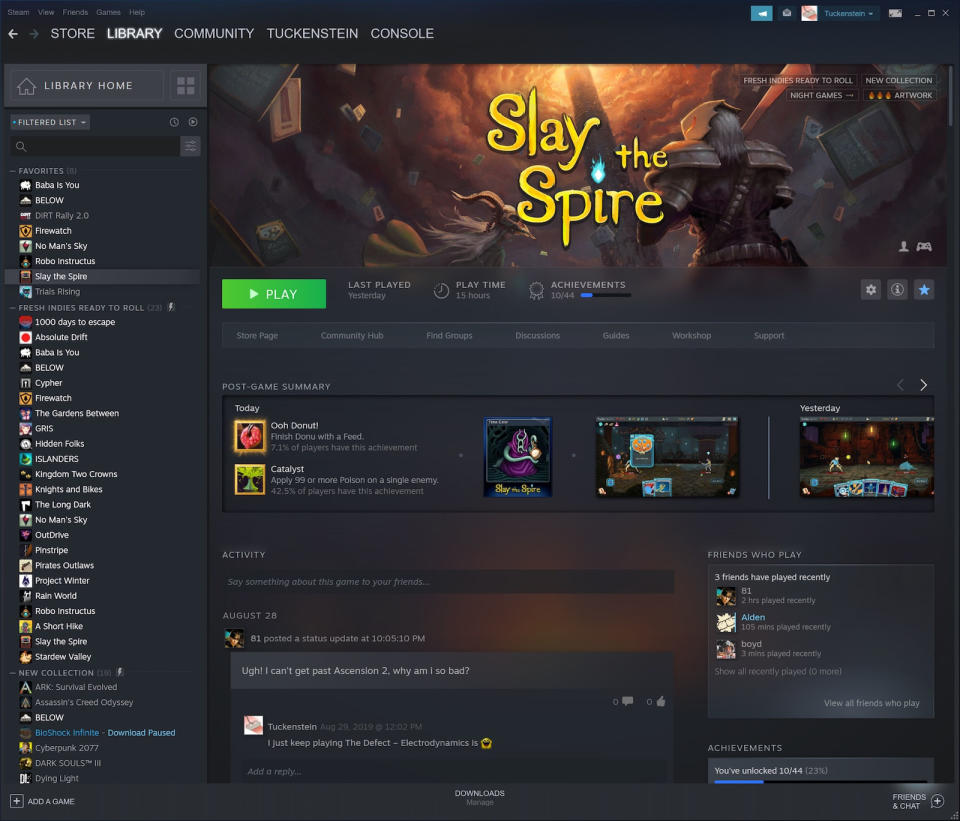 Steam Library September 2019