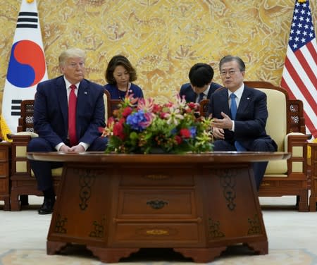 U.S. President Donald Trump visits South Korea