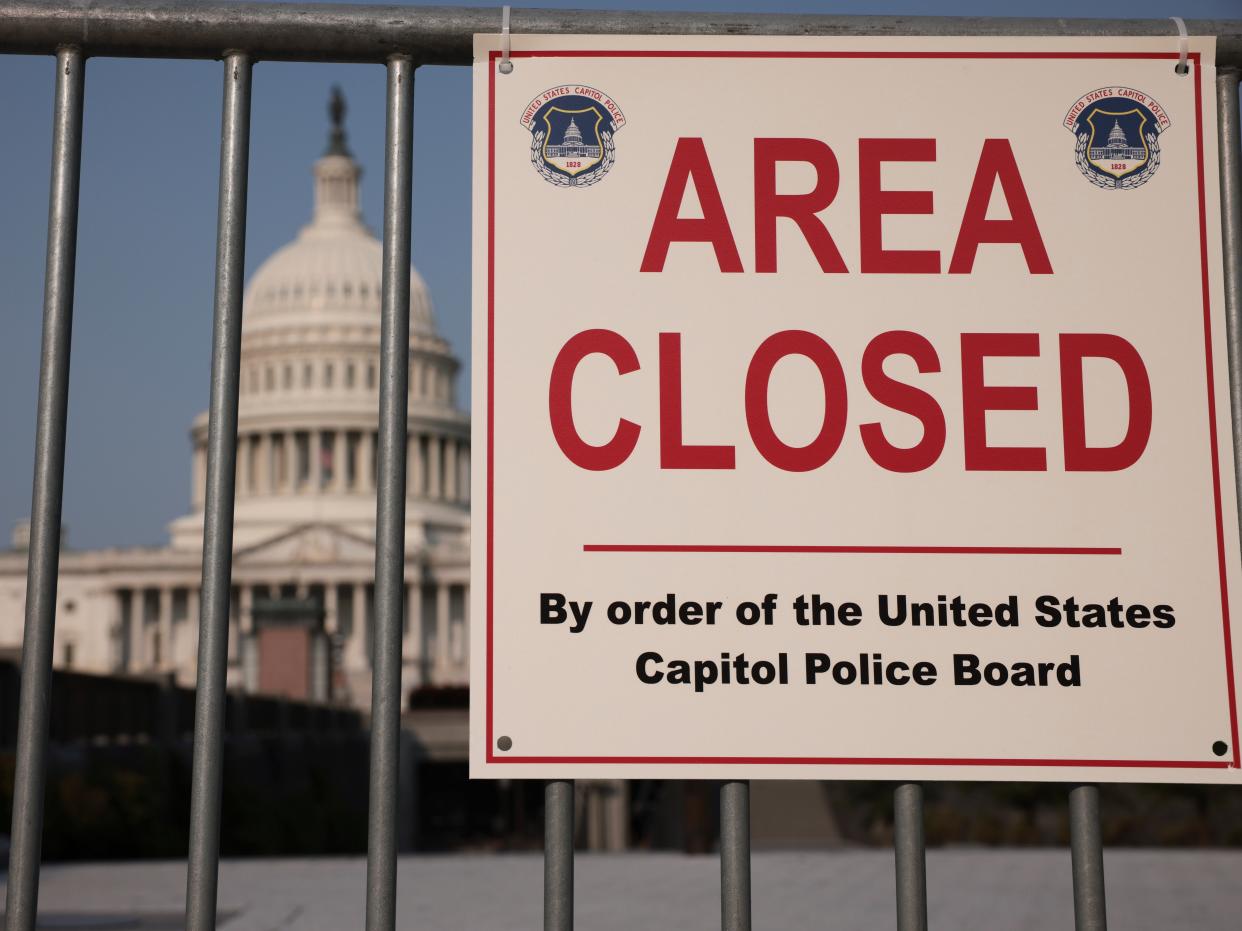 The US Capitol is prepared for another right-wing protest  (Getty Images)