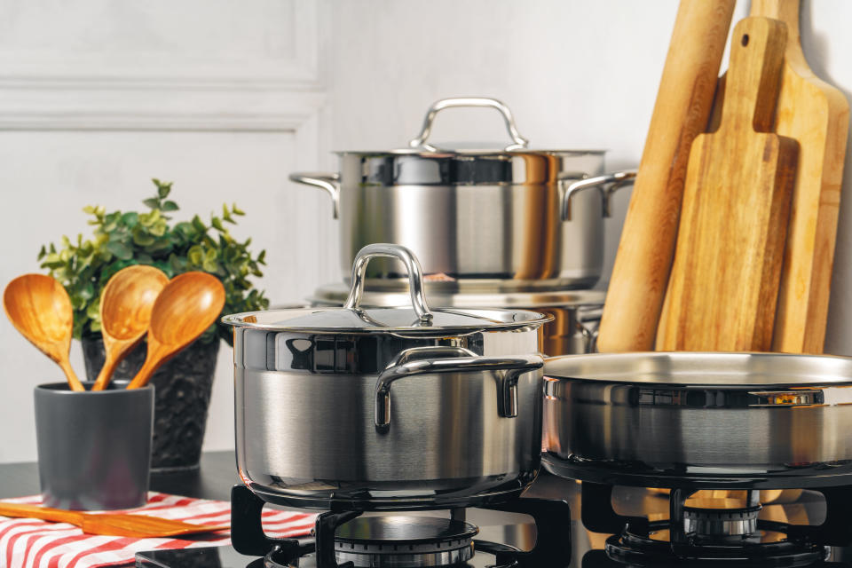 <div><p>"I’ve got some pretty decent stainless steel, but by far my favorite are always my Le Creuset stuff. I only have four pieces, and I always found them on sale." <a href="https://www.reddit.com/r/AskReddit/comments/p7xluj/whats_one_thing_youre_always_willing_to_pay_the/h9n2spi/?utm_source=reddit&utm_medium=web2x&context=3" rel="nofollow noopener" target="_blank" data-ylk="slk:—u/LaurenShisler;elm:context_link;itc:0;sec:content-canvas" class="link ">—u/LaurenShisler</a></p></div><span> Fabrikacr / Getty Images/iStockphoto</span>