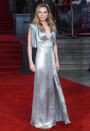 <p>… Michelle Pfeiffer in ihrem sleeken Dress von Prada geradezu außerirdisch schön war. (2. November 2017, Bild: Rex Features) </p>