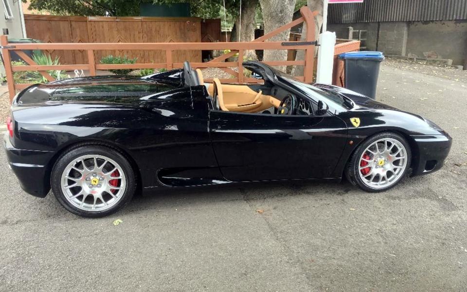 ex-david beckham ferrari 360 Spider