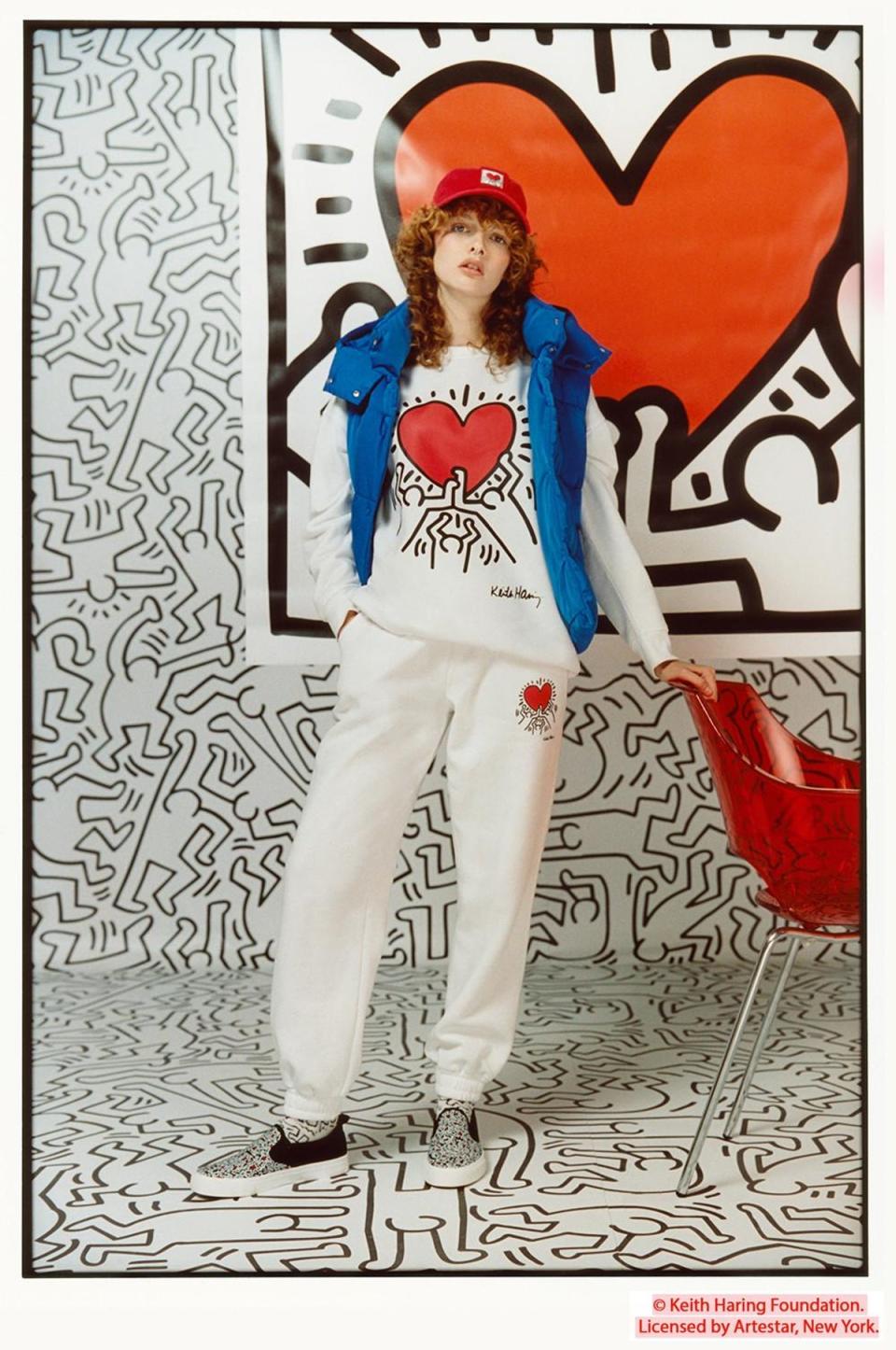 Primark has launched a Keith Haring collection (Primark/Keith Haring Foundation licensed by Artestar)