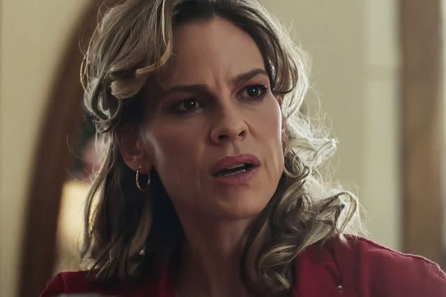 <p>Lionsgate /Courtesy Everett Collection</p> Hilary Swank in 'Ordinary Angels'