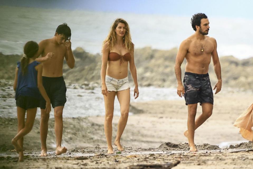 Costa Rica se ha convertido en uno de los lugares favoritos de Gisele para desconectarse con los suyos.