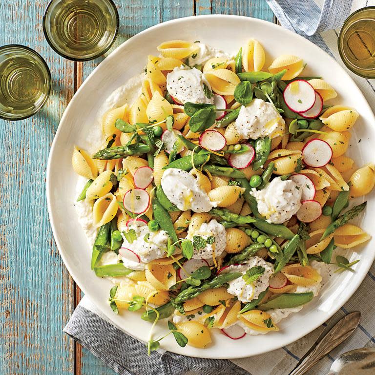 Pasta Shells with Spring Vegetables